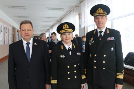 Сенатор  Виктор Павленко поздравил с 236-летием старейшее морское учебное заведение России