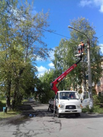 В Архангельске зажигается свет после урагана (план подключения)