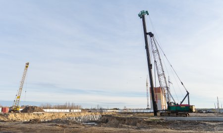 На строительстве «Аквилон NEO» в Северодвинске завершается установка свай