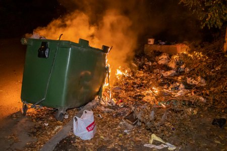 В Северодвинске появились серийные поджигатели мусорных контейнеров