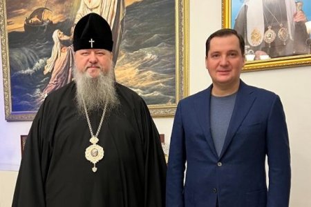 Губернатор Поморья поздравил митрополита Корнилия с тезоименитством