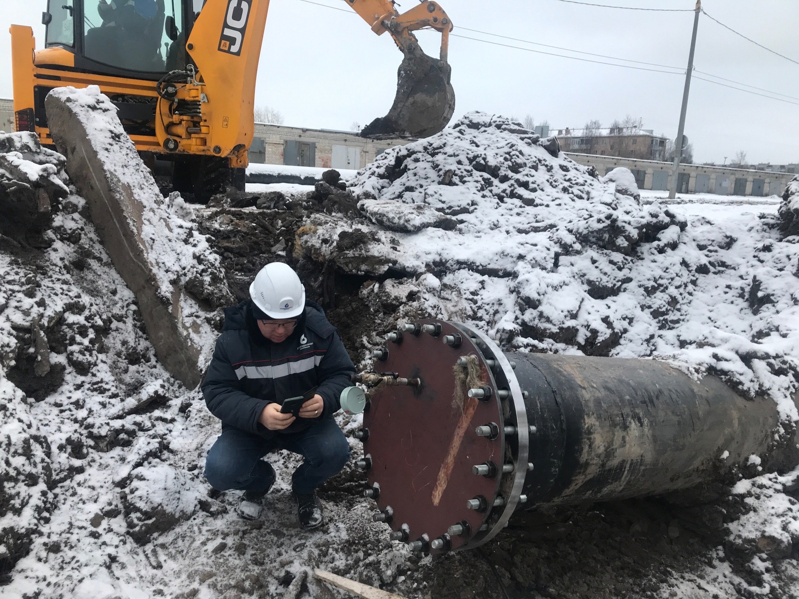 В Архангельске новые участки кольцевого водовода прошли испытание на  прочность » ИА 