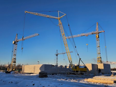 На улице Ленина в Архангельске строится школа по концессионному соглашению