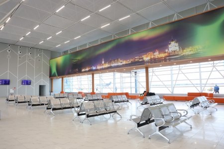 В аэропорту Архангельск открылся суперсовременный зал ожидания