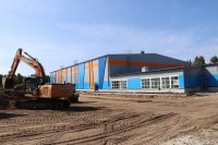 Техническая готовность ледовой арены в Северодвинске составляет уже 79%