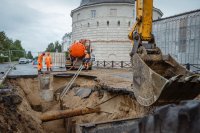 РВК-Архангельск: В месте проведения аварийных работ на набережной Северной Двины артефактов нет